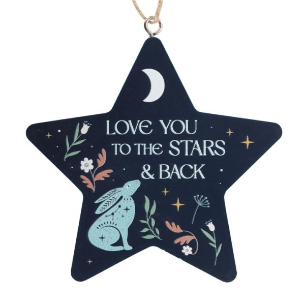 Love You to the Stars and Back Hare Hanging Decoration - Image 3