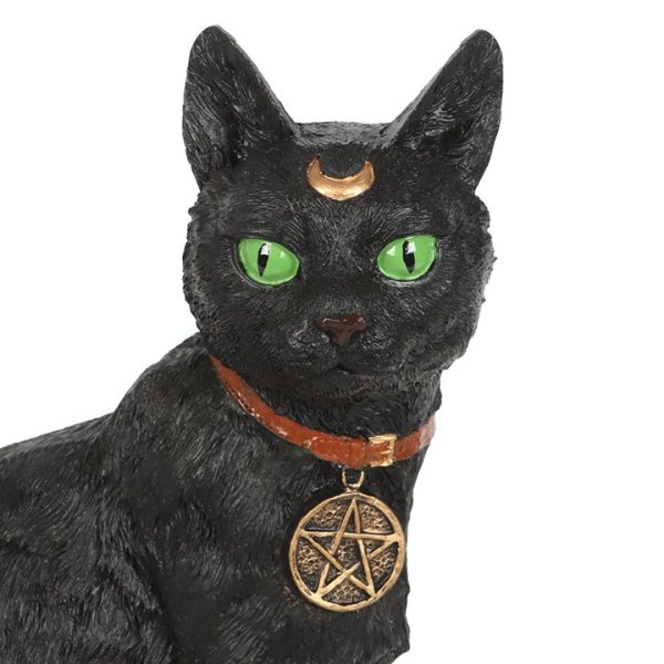 Sitting Black Cat Figurine - Image 3