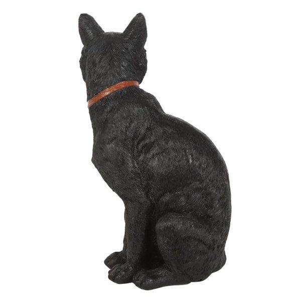 Sitting Black Cat Figurine - Image 5
