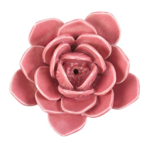 Pink Water Lily Incense Stick Holder - Image 4