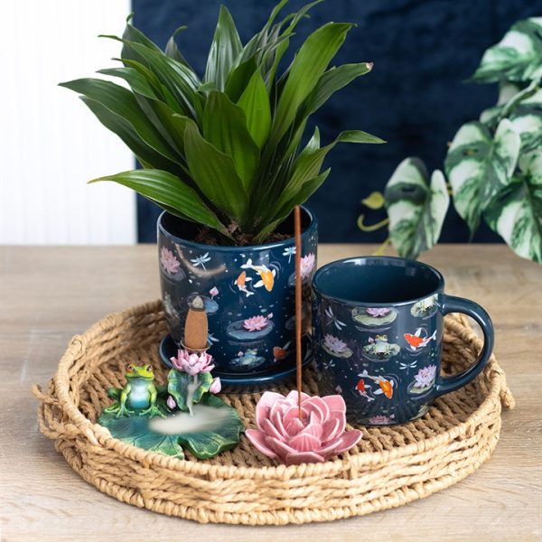 Pink Water Lily Incense Stick Holder - Image 6