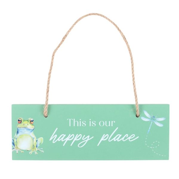 Light Green This is Our Happy Place Hanging Sign - Image 2