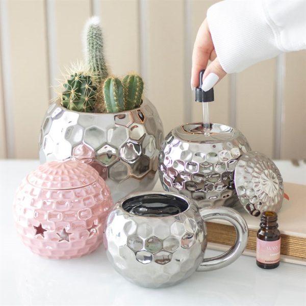 Silver Disco Ball Vase - Image 4