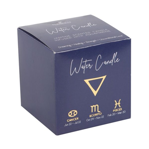 Water Element Jasmine Crystal Chip Candle - Image 4