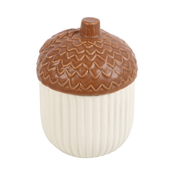 Autumn Acorn Ceramic Storage Jar - Image 4