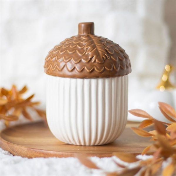 Autumn Acorn Ceramic Storage Jar - Image 5