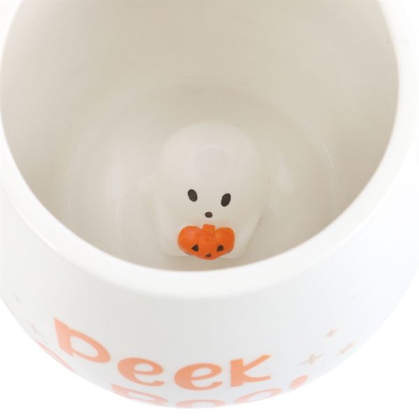 Peekaboo Ghost Rounded Mug - Image 2