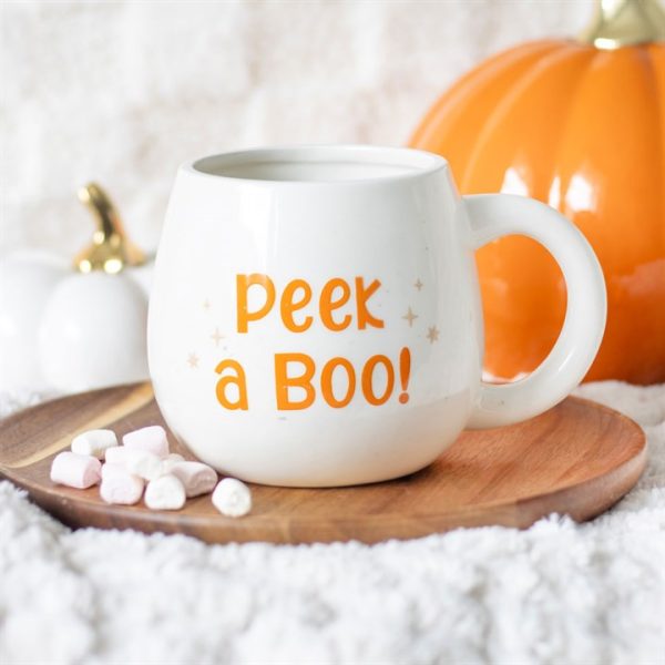 Peekaboo Ghost Rounded Mug - Image 4