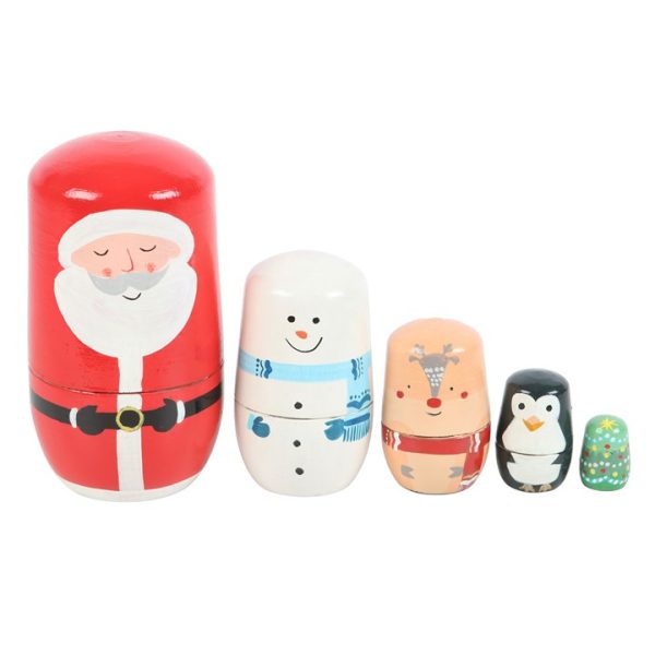 Christmas Russian Nesting Doll Set - Image 2