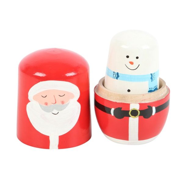 Christmas Russian Nesting Doll Set - Image 3