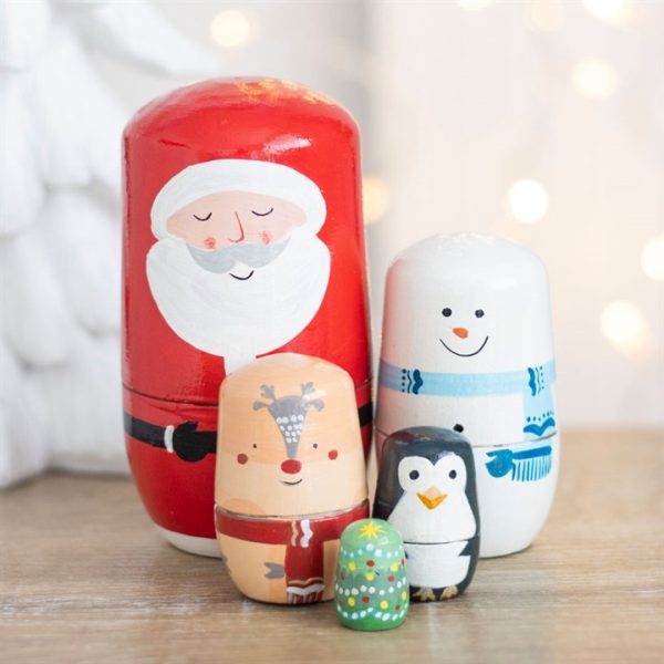 Christmas Russian Nesting Doll Set - Image 4
