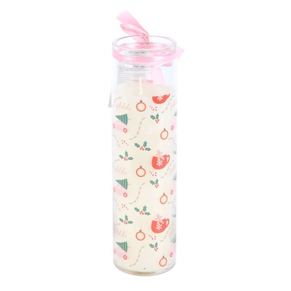 Sugarplum Fun Christmas Print Tube Candle - Image 2