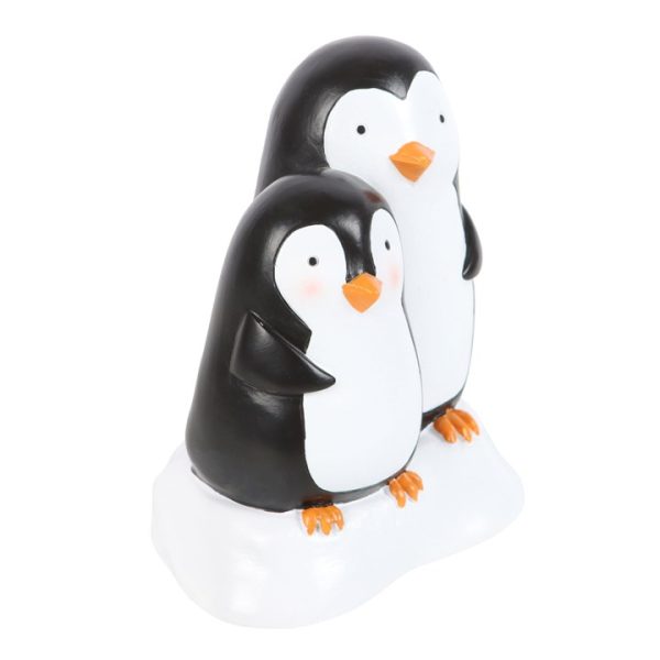 Snuggle Season Resin Penguin Ornament - Image 2