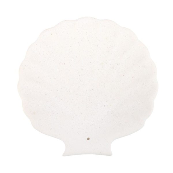 Off White Scallop Shell Incense Stick Holder - Image 2