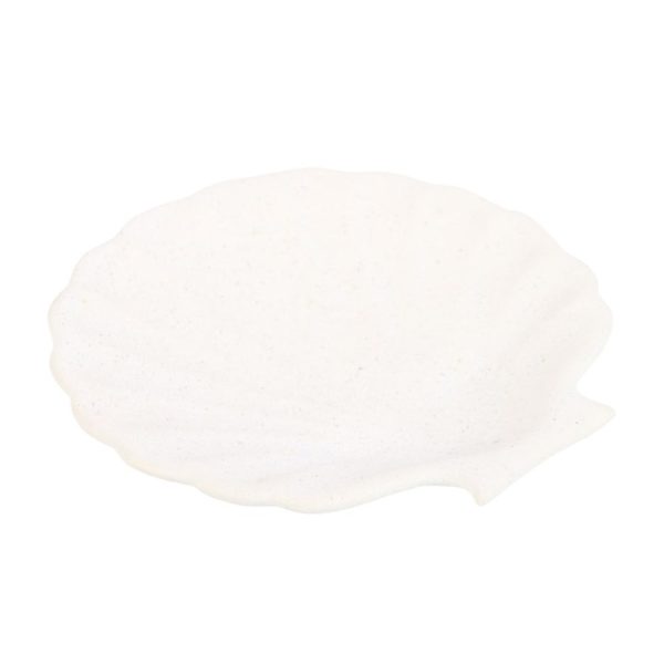 Off White Scallop Shell Incense Stick Holder - Image 3