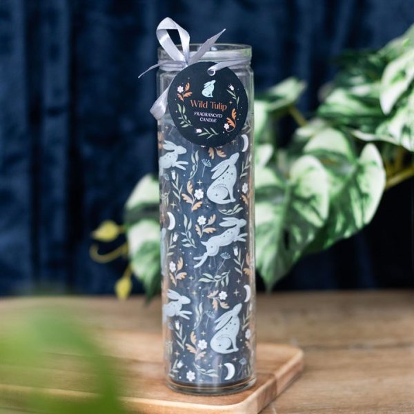 Midnight Hare Wild Tulip Tube Candle - Image 4