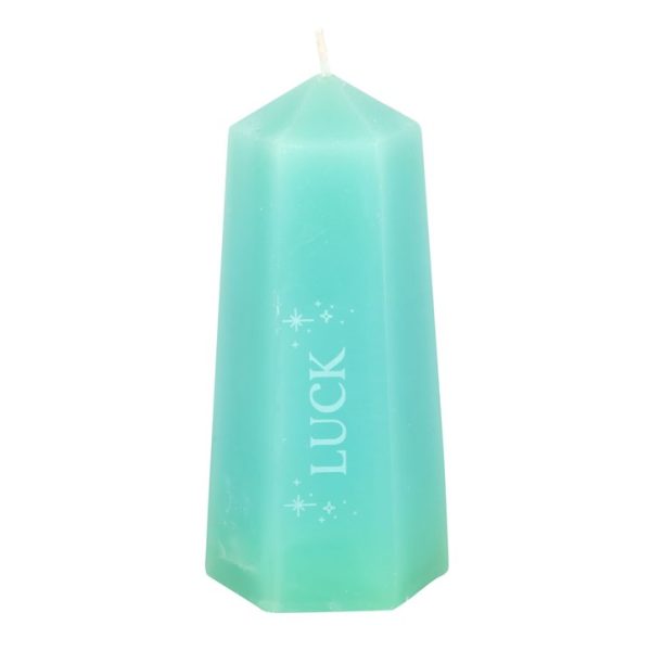 Luck Crystal Candle with Rough Green Aventurine - Image 2