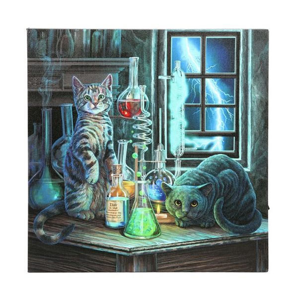 Jekyll and Hyde Light Up LED Canvas Plaque by Lisa Parker - Image 2
