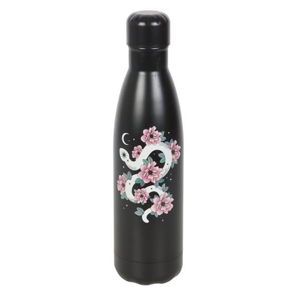 Floral Snake Metal Water Bottle - Image 2