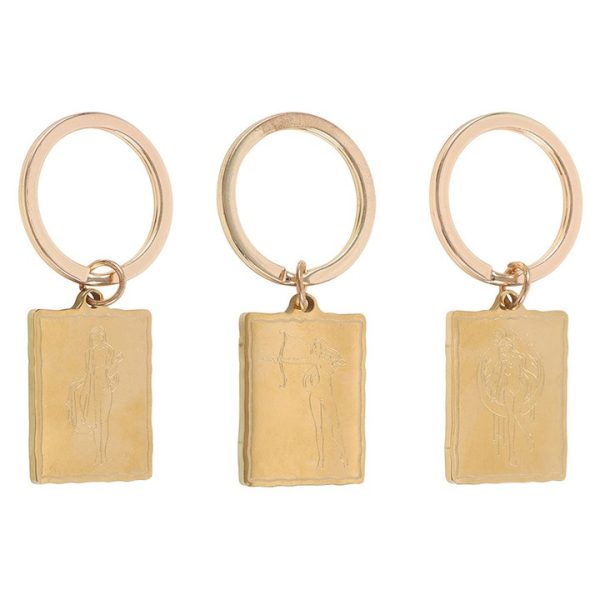 Set of 24 Goddess Talisman Keyrings on Display - Image 4