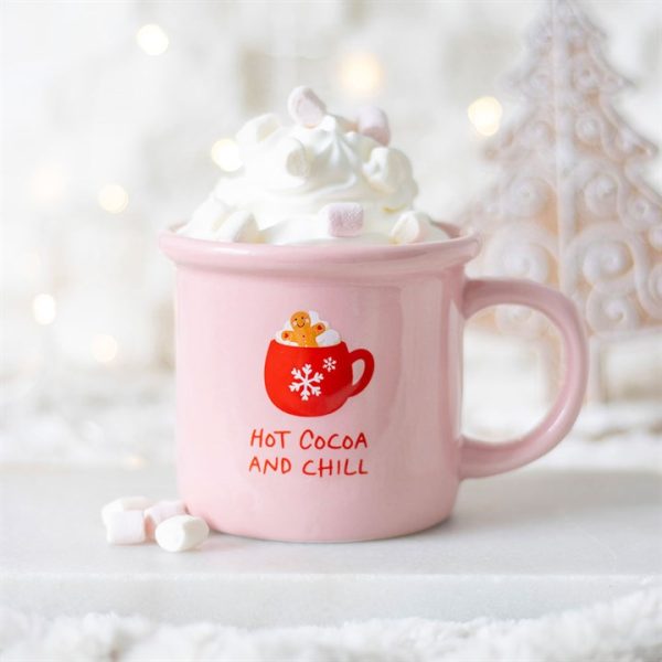 Pink Hot Cocoa and Chill Mug - Image 5