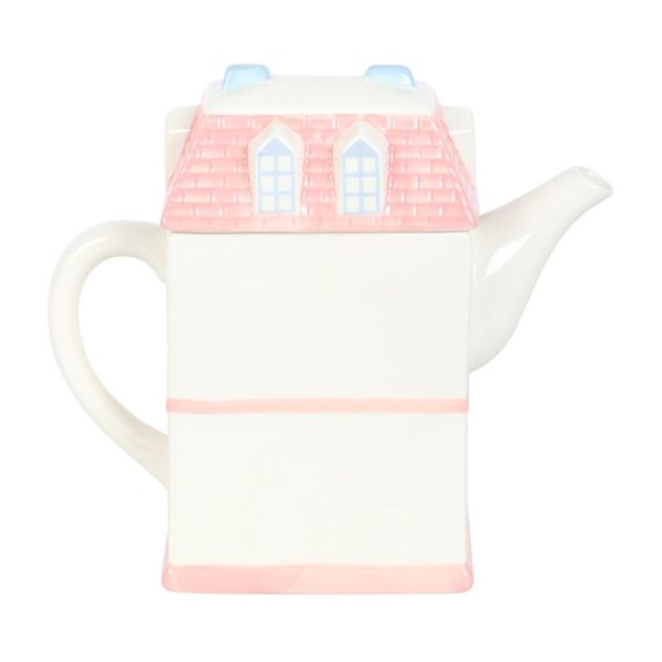 Pastel House Shaped Teapot - Image 4