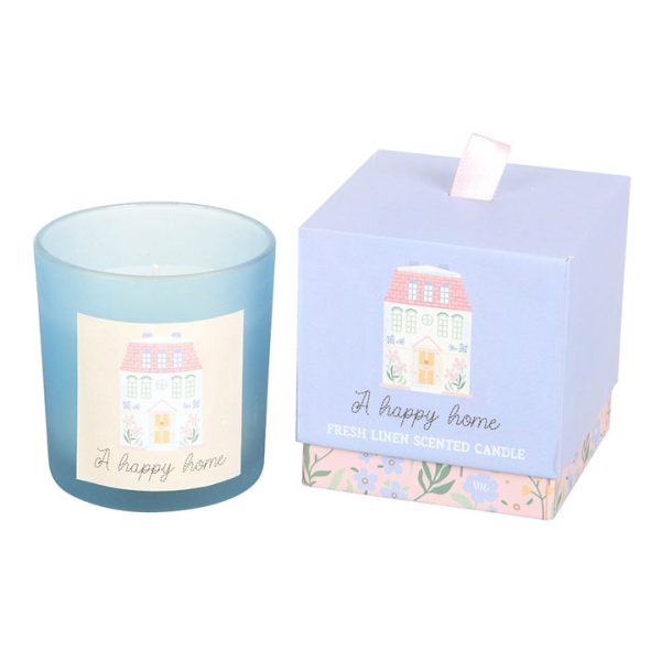 A Happy Home Fresh Linen Candle - Image 2