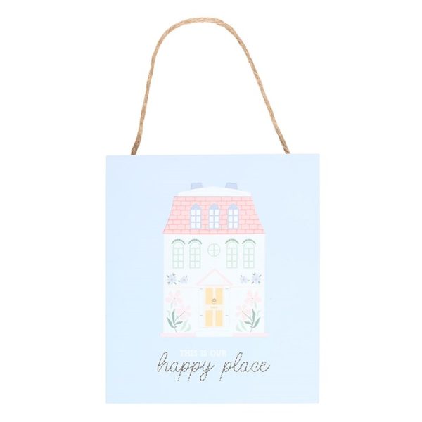 This Is Our Happy Place Pastel House Hanging Sign - Image 2