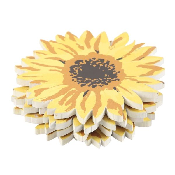 Sunflower Coaster Set - Image 3