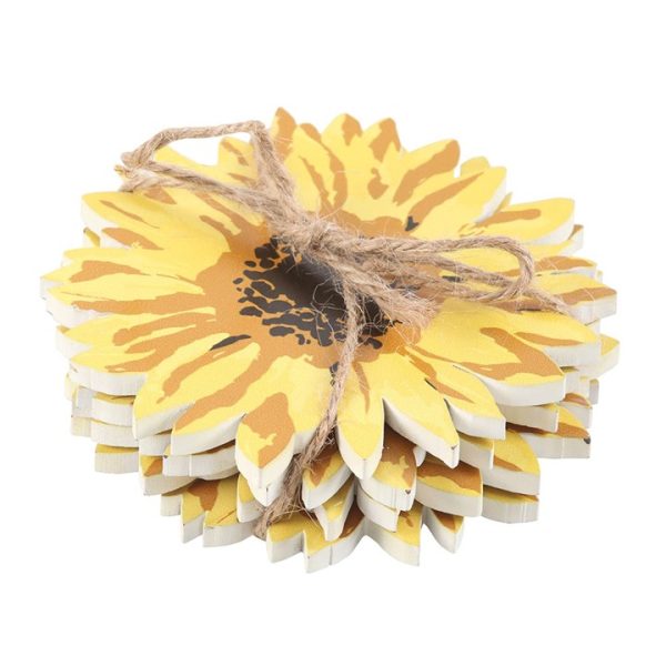 Sunflower Coaster Set - Image 4