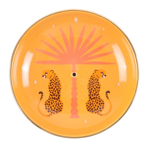 Leopard Palm Incense Holder - Image 3