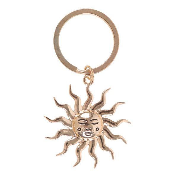 Gold Sun Keyring - Image 4