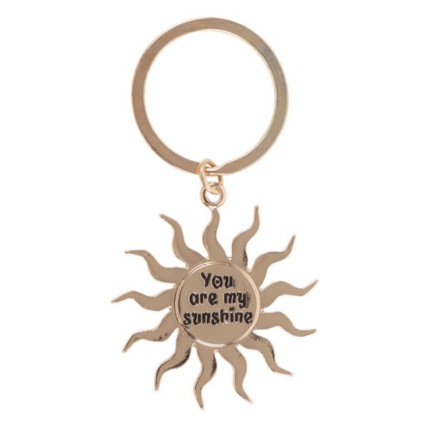 Gold Sun Keyring - Image 5