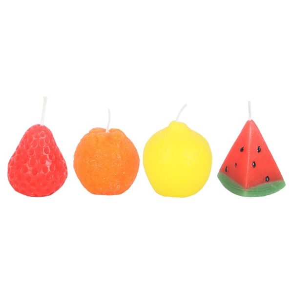 Set of 4 Fruit Shaped Candles - Image 2