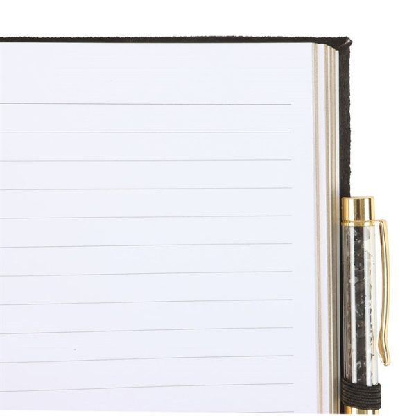 Book of Shadows Journal with Black Obsidian Crystal Pen - Image 4