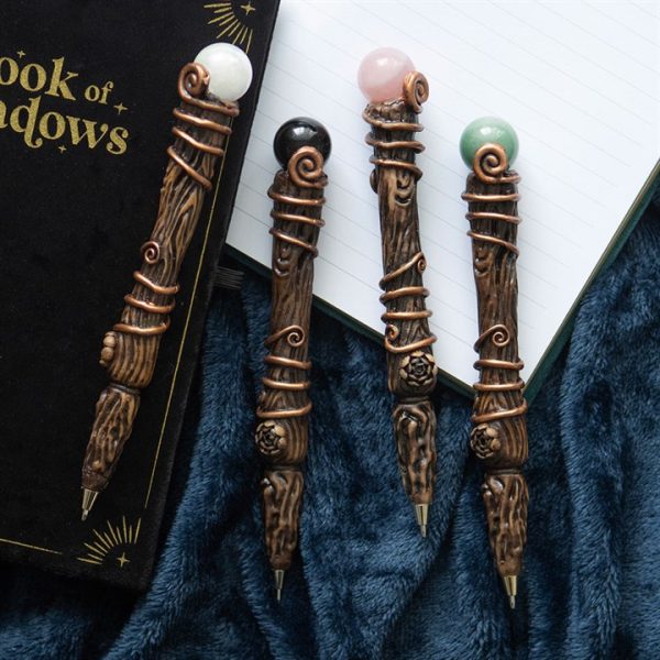 Abundance Green Aventurine Crystal Wand Pen - Image 5