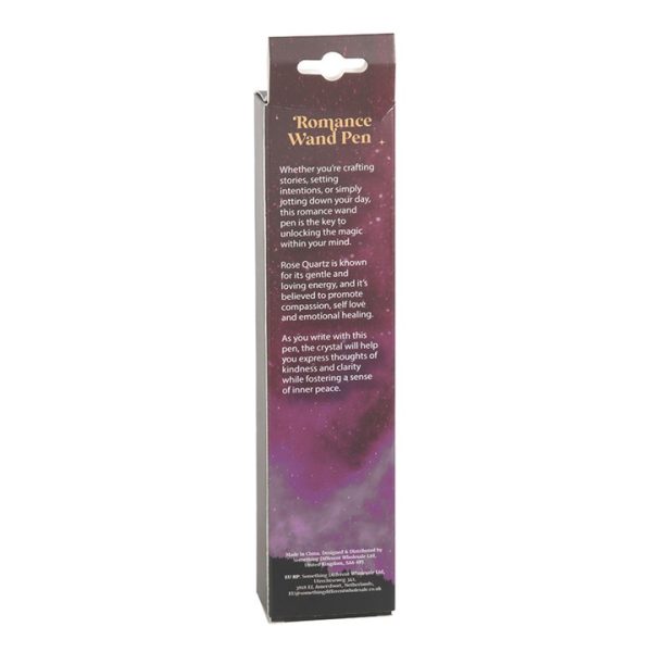 Romance Rose Quartz Crystal Wand Pen - Image 3