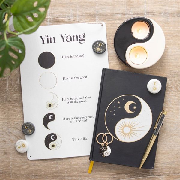 30cm Yin Yang Hanging Metal Sign - Image 5